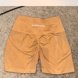 Alphalete Women's Orange Shorts